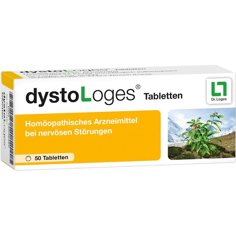 Das Bild zeigt eine Packung homöopathischer Tabletten gegen nervöse Störungen.