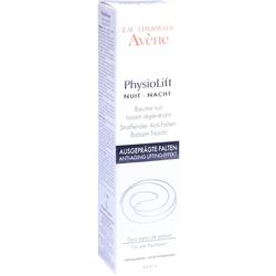 Weiße Schachtel mit Avène Nachtcreme für Faltenglättung.