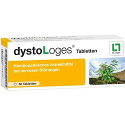 Das Bild zeigt eine Packung homöopathischer Tabletten gegen nervöse Störungen.