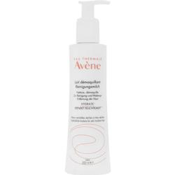 Weiße Flasche Reinigungsmilch von Avène mit Pumpverschluss.