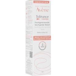 Die Verpackung einer beruhigenden Hautcreme der Marke Avène ist abgebildet.